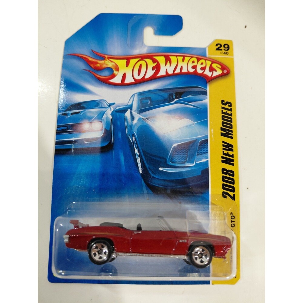 NIP Hot Wheels 2008 New Models 1:64 Die Cast 1970 Pontiac GTO Conv Muscle Car B